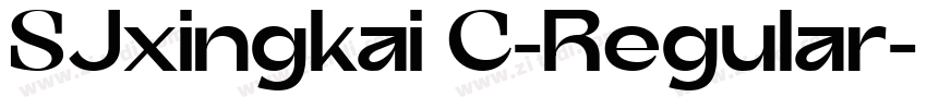SJxingkai C-Regular字体转换